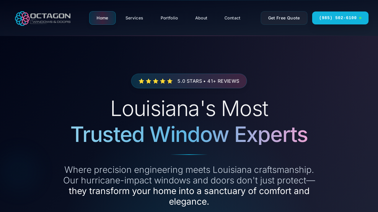 Screenshot of octagonwindows.us